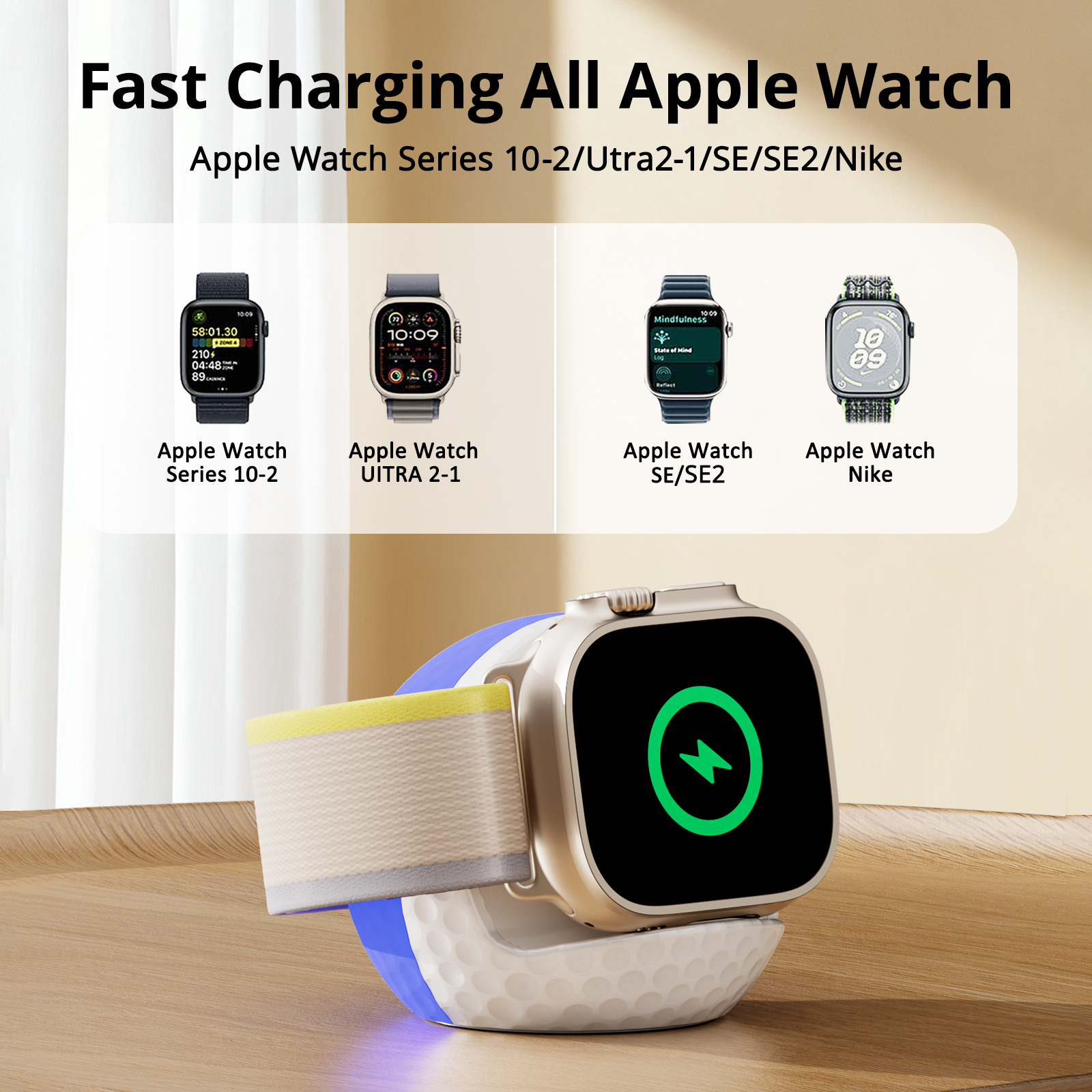 Portable RGB Lighting Wireless - Magnetic Charging Stand ulasan dan harga