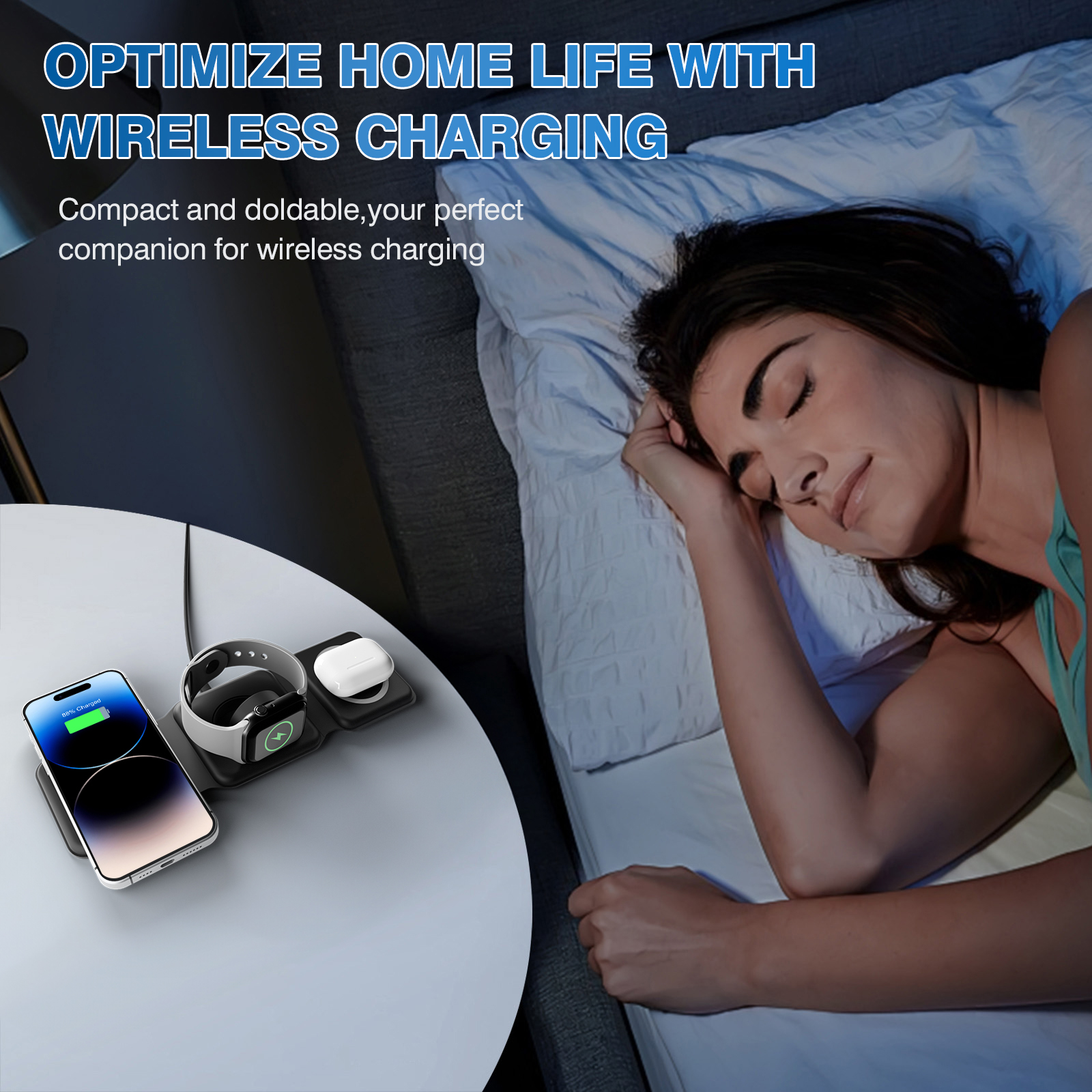 15W Magnetic Wireless Chargers - Smartwatch X ulasan dan harga