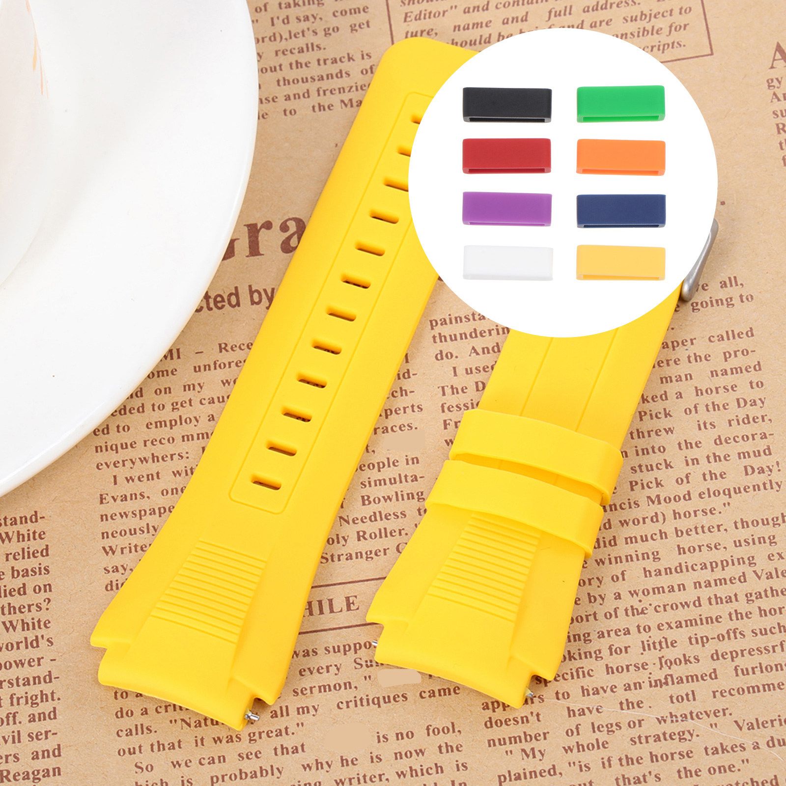 8Pcs High Grade Silicone Watch - Silicone Band Replacement ulasan dan harga