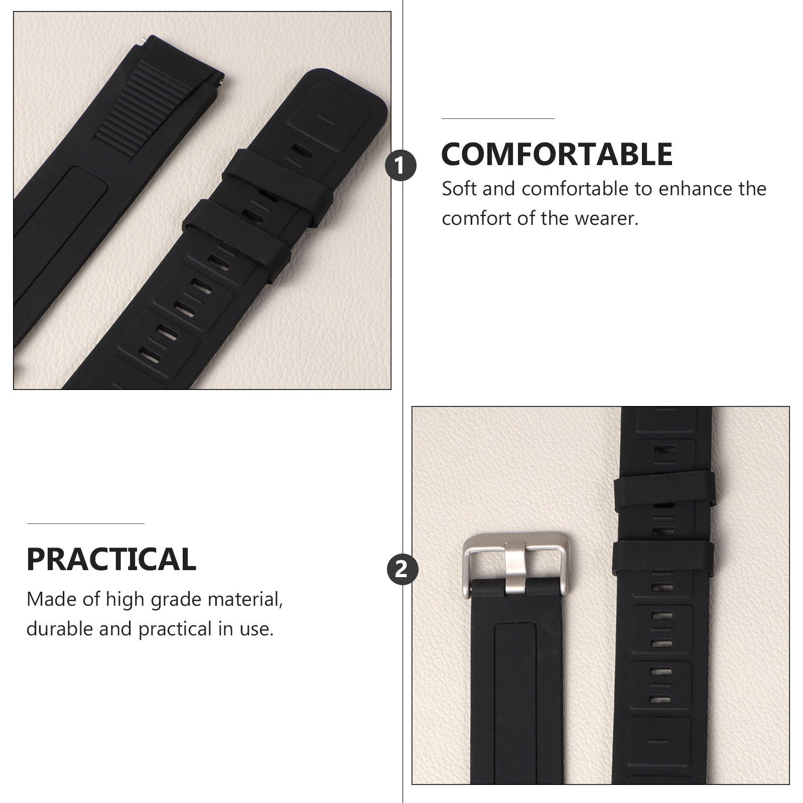 8Pcs High Grade Silicone Watch - Silicone Band Replacement ulasan dan harga