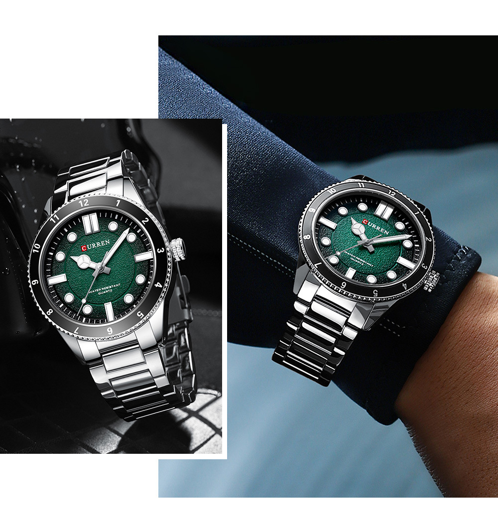 CURREN 8450  Men's Quartz Watc - Smartwatch Guess ulasan dan harga