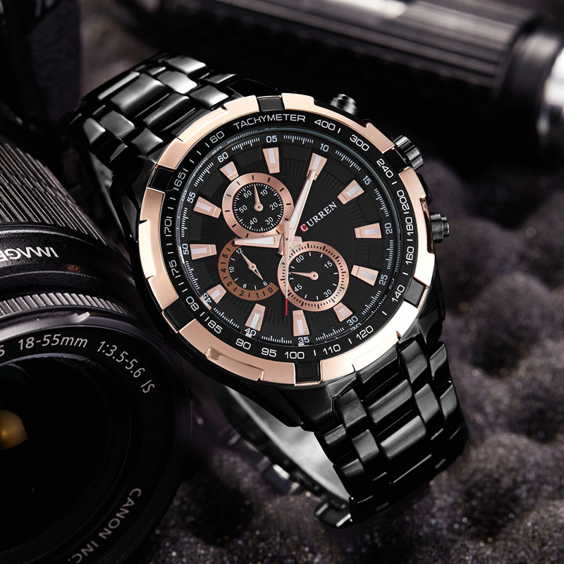 CURREN 8023 Quartz Watch Men W - Smartwatch Guess ulasan dan harga