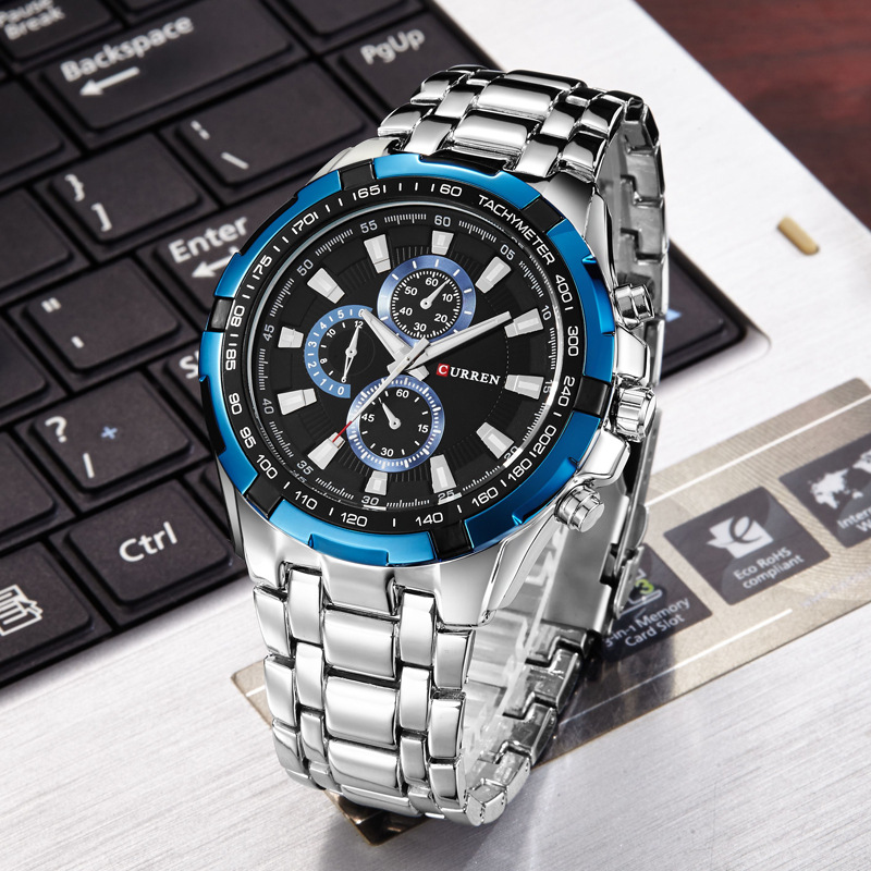 CURREN 8023 Quartz Watch Men W - Smartwatch Guess ulasan dan harga