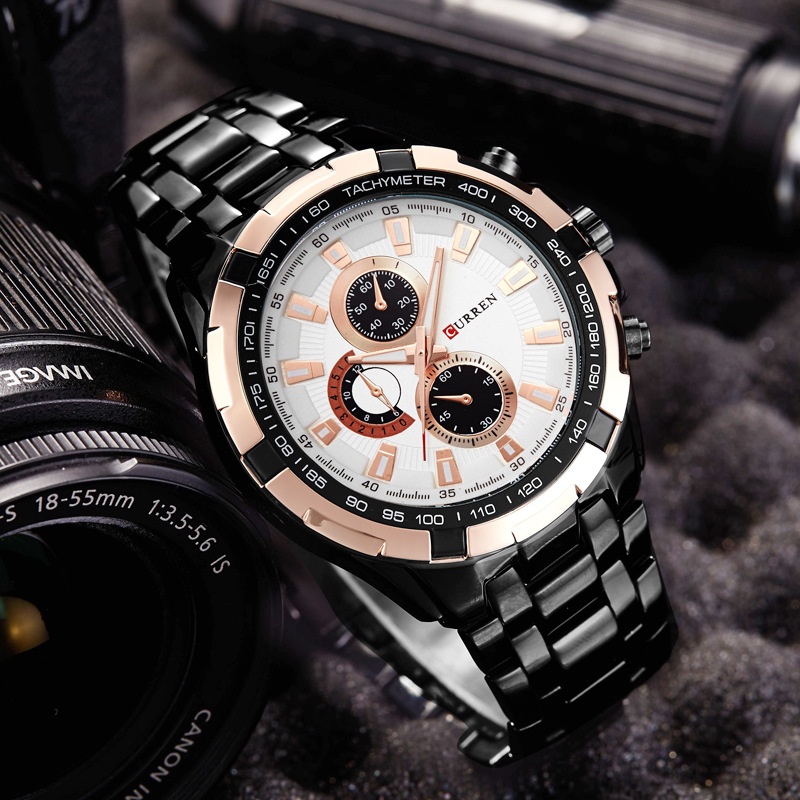 CURREN 8023 Quartz Watch Men W - Smartwatch Guess ulasan dan harga