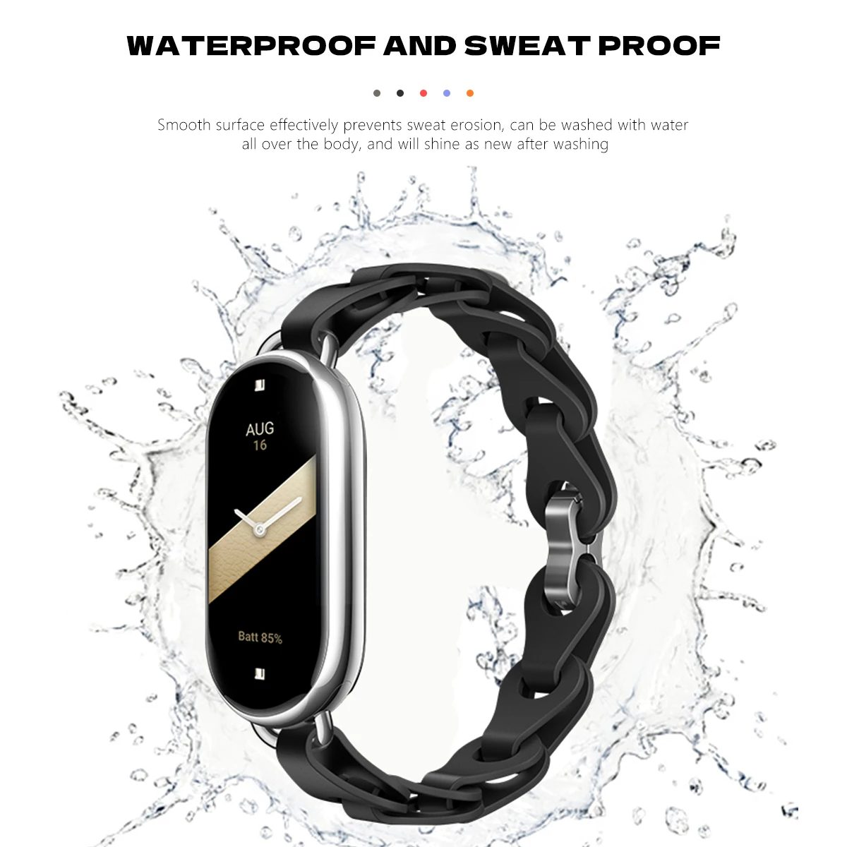 Rubber Strap for Xiaomi Mi Ban - Silicone Band Replacement ulasan dan harga