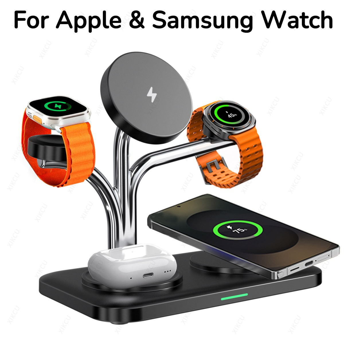 5 IN 1 Magnetic Wireless Charg - Wireless Charger Watch ulasan dan harga