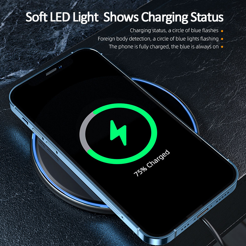 Essager 15W Fast Wireless Char - Wireless Charger Watch ulasan dan harga