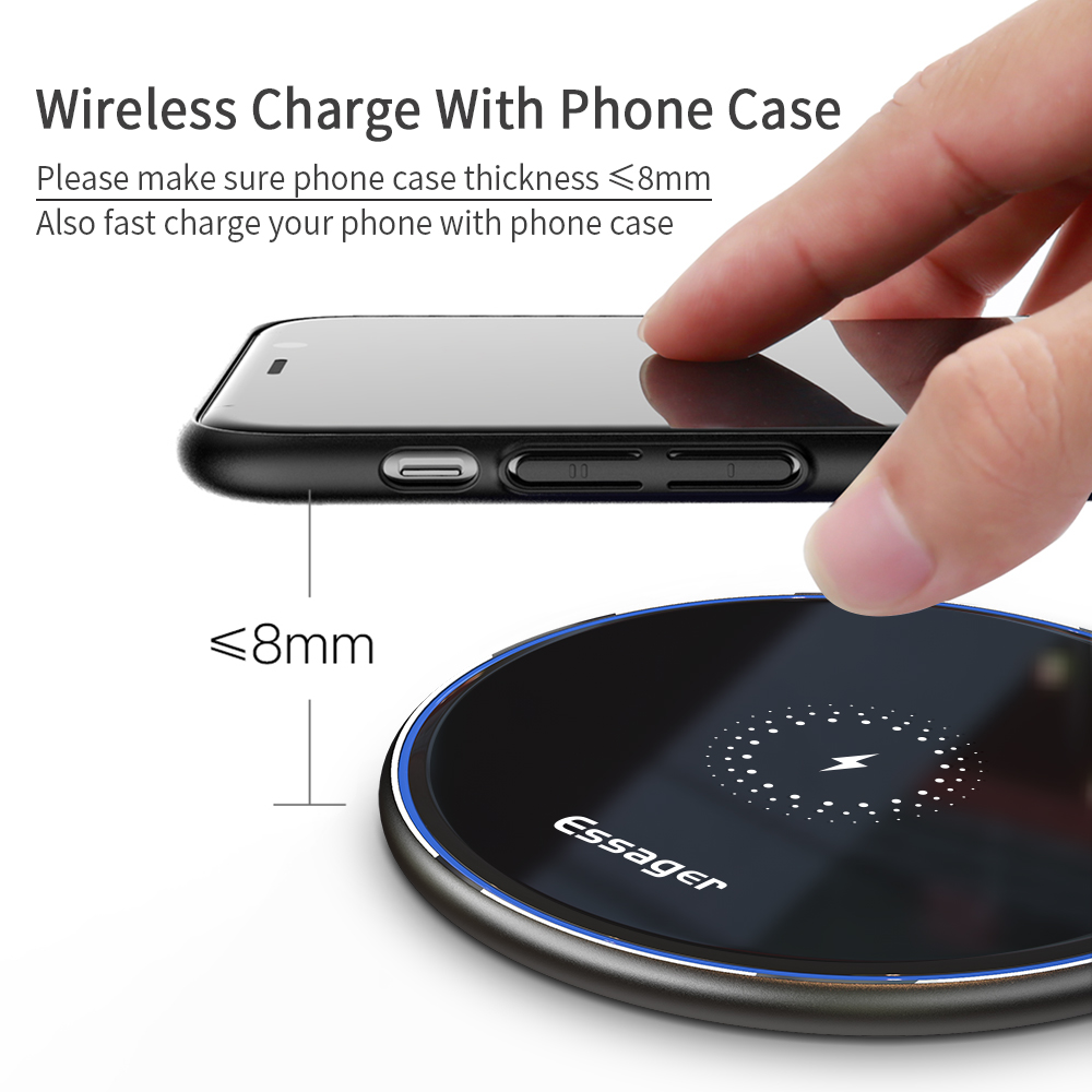 Essager 15W Fast Wireless Char - Wireless Charger Watch ulasan dan harga