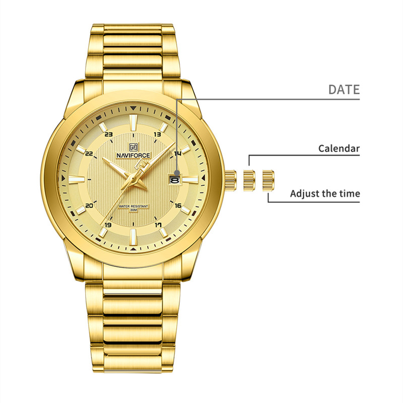 2024 Top Brand NAVIFORCE Mens  - Smartwatch Guess ulasan dan harga