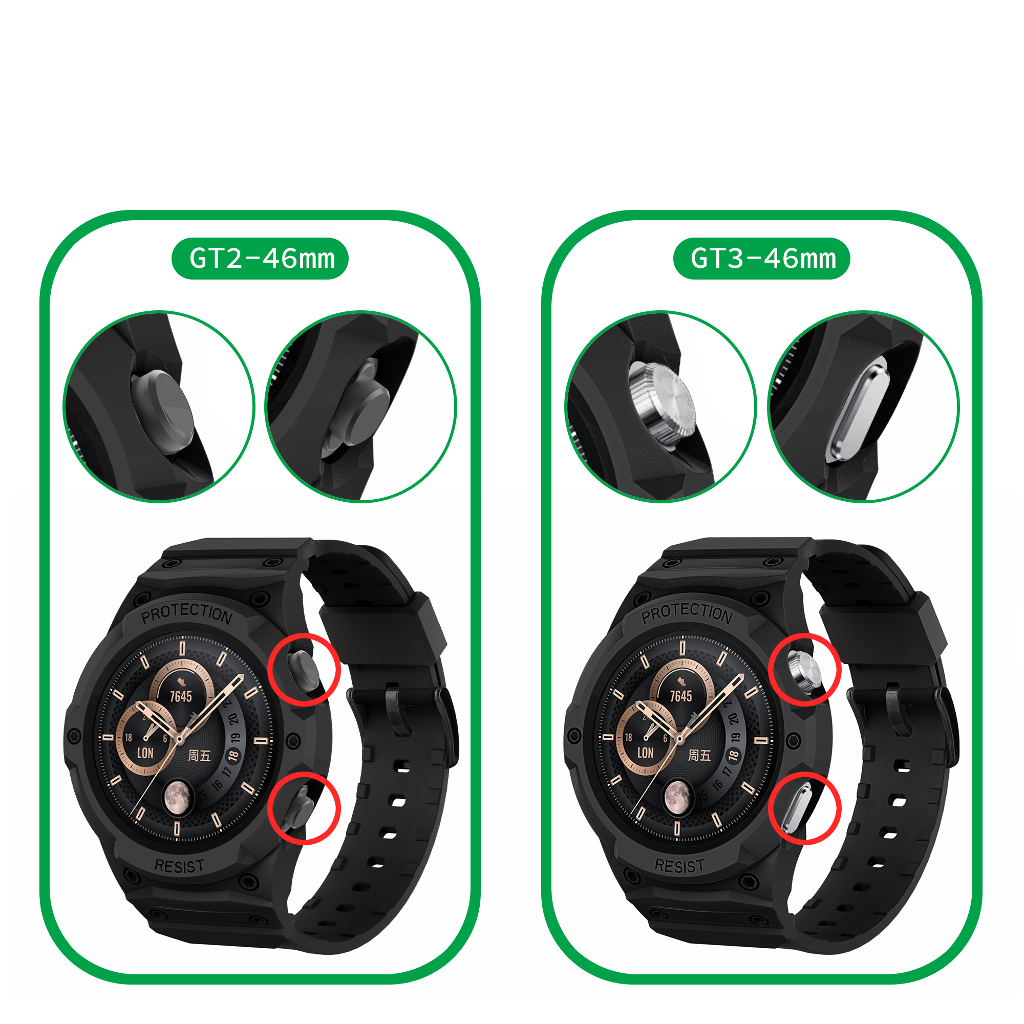 TPU Frame Shell Cover Wrist Wa - Sport Loop Strap ulasan dan harga