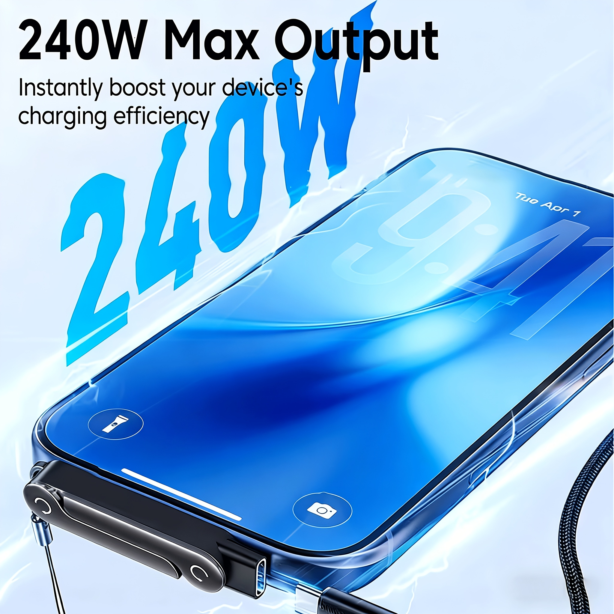 2Pcs 90° Angled 240W Fast Char - Magnetic Charging Stand ulasan dan harga