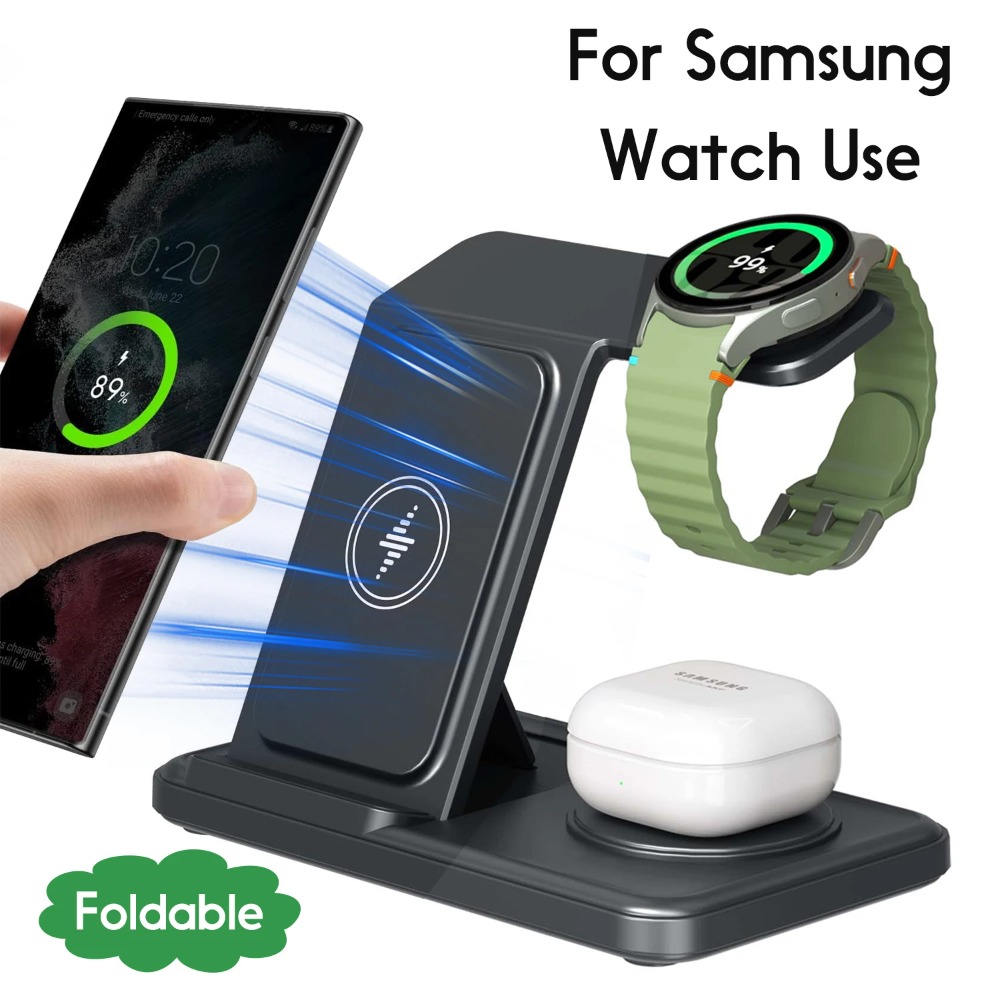 3 in 1 Wireless Charger Stand  - Wireless Charger Watch ulasan dan harga