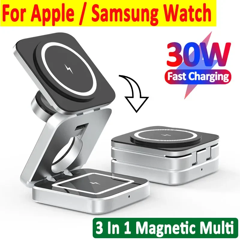 30W Magnetic Wireless Charger  - Wireless Charger Watch ulasan dan harga