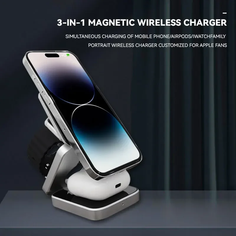 30W Magnetic Wireless Charger  - Wireless Charger Watch ulasan dan harga